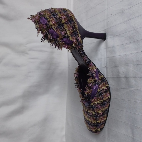 Cause & Effect "Rafe" Boucle Fabric Dorsay Heels- Sz. 7 - Picture 5 of 10